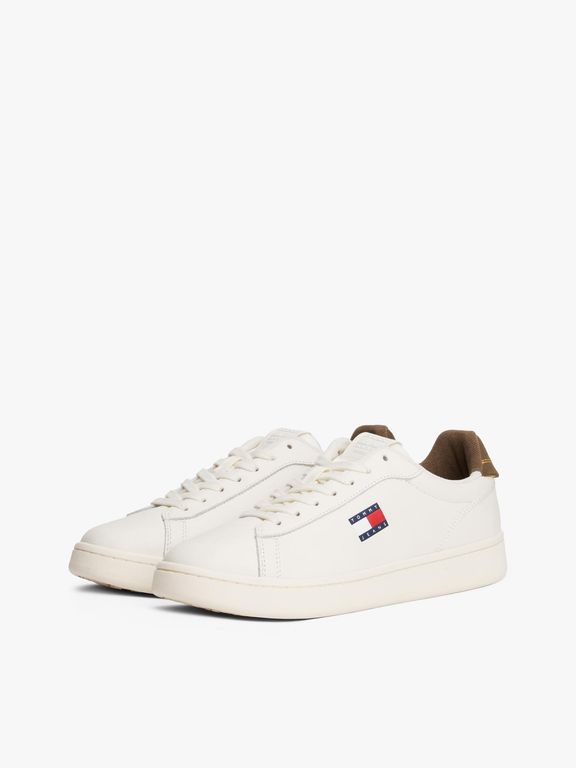 Zapatillas Archive De Cuero Blanco Tommy Jeans