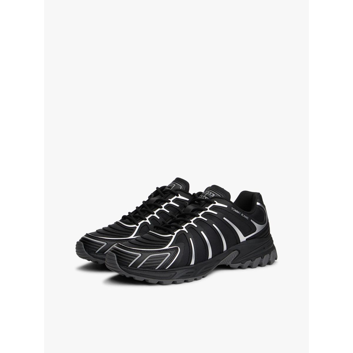 TOMMY HILFIGER - Zapatillas Outdoor Runner Tech Negro Tommy Jeans