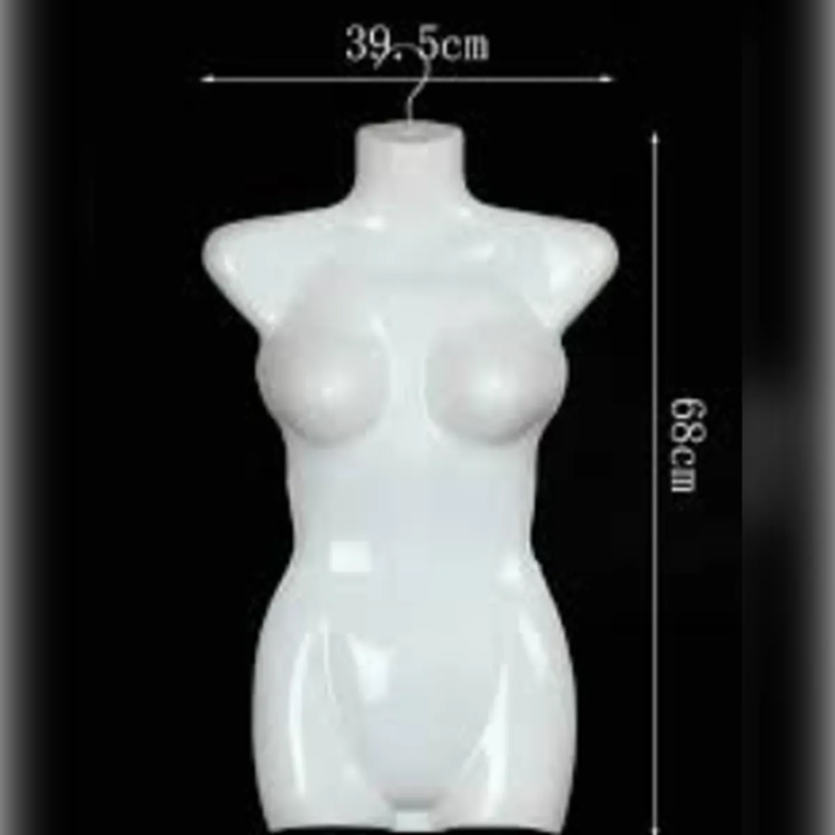 GENERICO - Maniquí de Exhibición  Medio Cuerpo - 68×39×13 cm