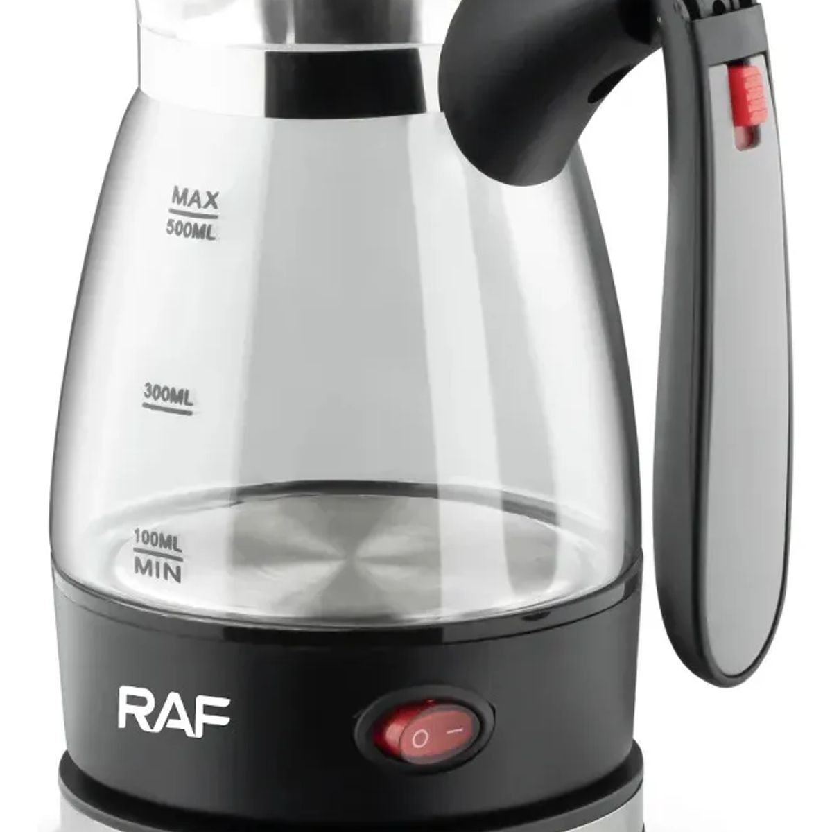 RAF - Cafetera Electrica Turca Vidrio 500ml Raf 600w Calienta 60s