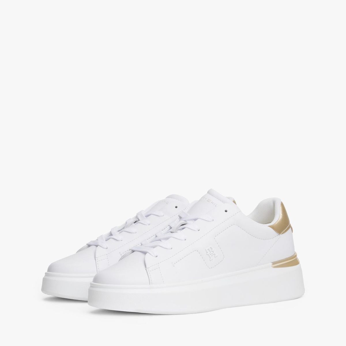 TOMMY HILFIGER - Zapatillas Chic Platform Con Logo Blanco Tommy Hilfiger