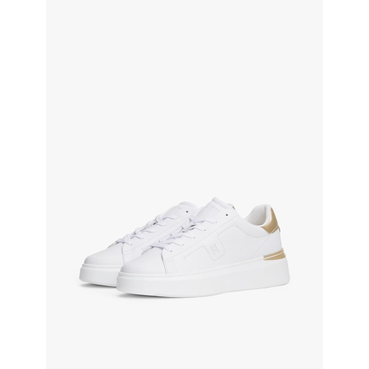 TOMMY HILFIGER - Zapatillas Chic Platform Con Logo Blanco Tommy Hilfiger