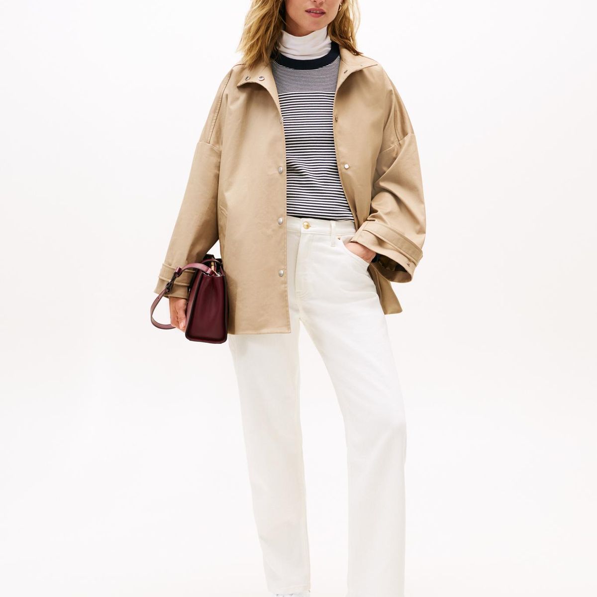 TOMMY HILFIGER - Zapatillas Chic Platform Con Logo Blanco Tommy Hilfiger