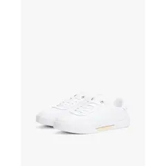 TOMMY HILFIGER - Zapatillas De Cuero Essential Chic Blanco