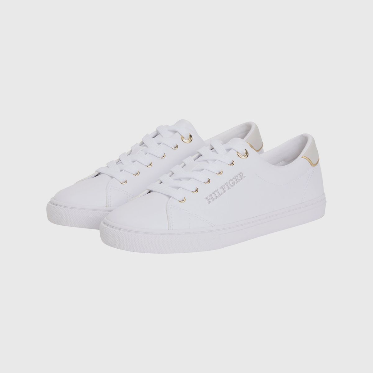 TOMMY HILFIGER - Zapatillas Lulu Solid Con Logo Blanco Tommy Hilfiger