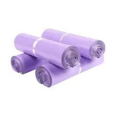 GENERICO - Pack 100 Bolsas Embalajes Courier Sobre Autoadhesivo Lila 57x50 Liso