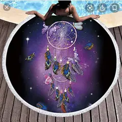 GENERICO - Toalla de playa juvenil 150 cm