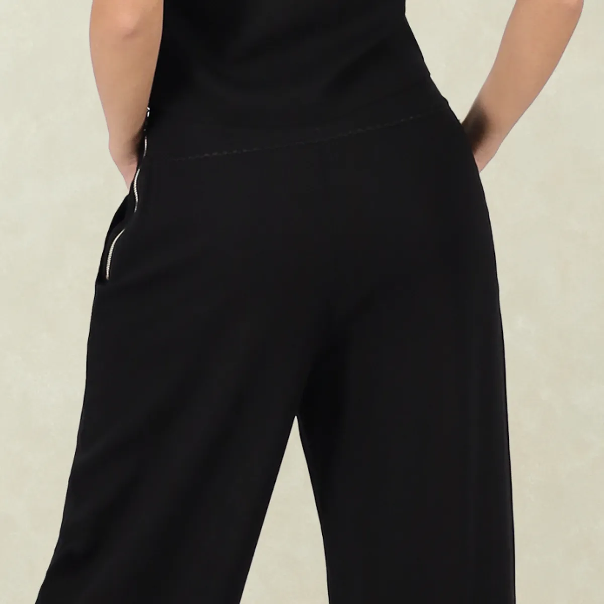 TENTATION - PANTALON PALAZZO LINO