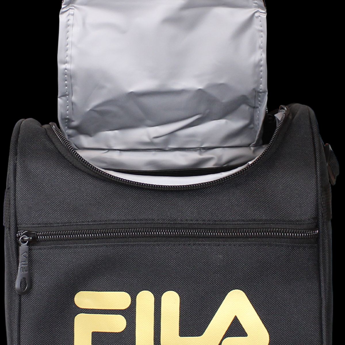 FILA - Pack Fila Mochila 10lts Urbanix + Lonchera térmica Bonet negro-gold
