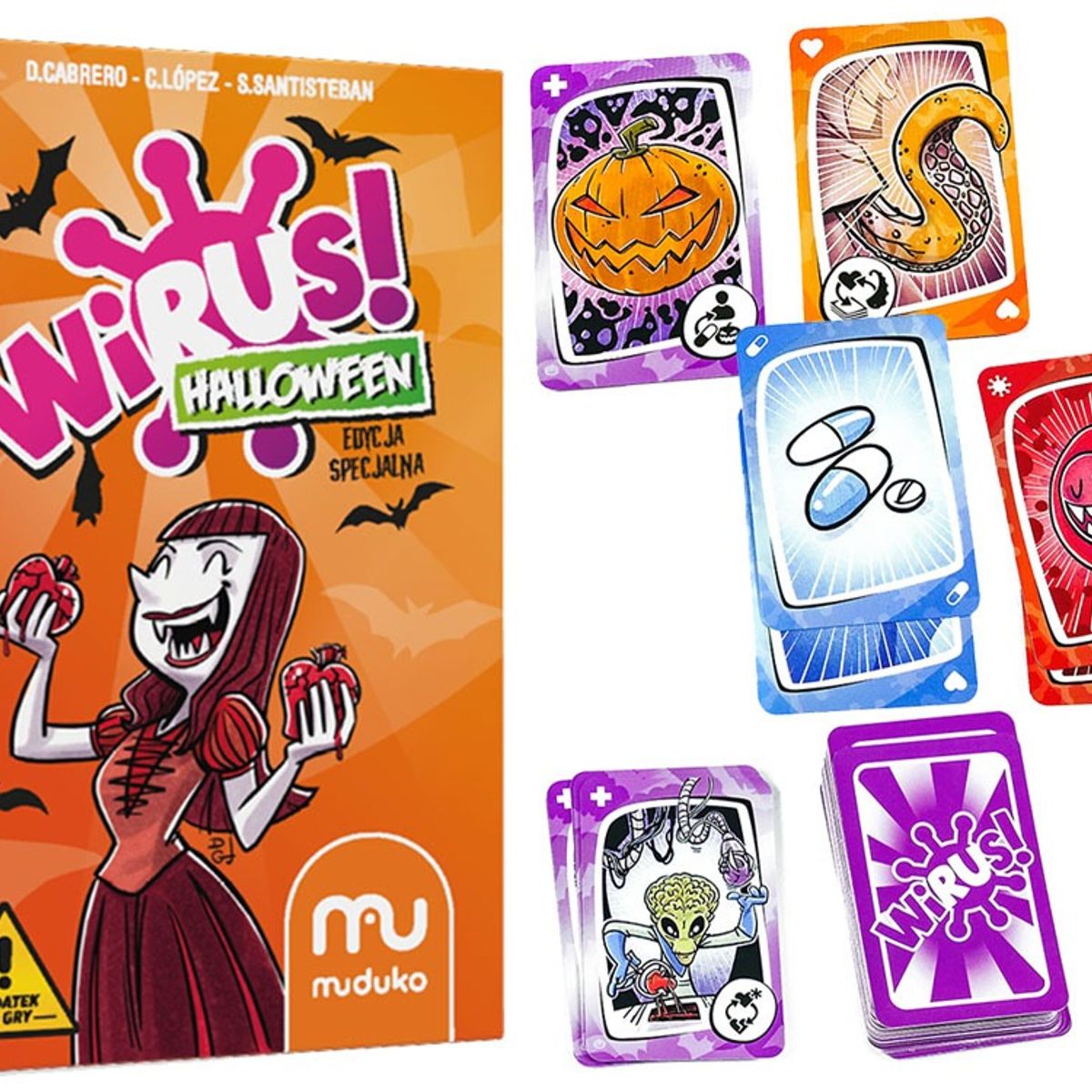 GENERICO - Juego De Cartas Virus Edición Halloween
