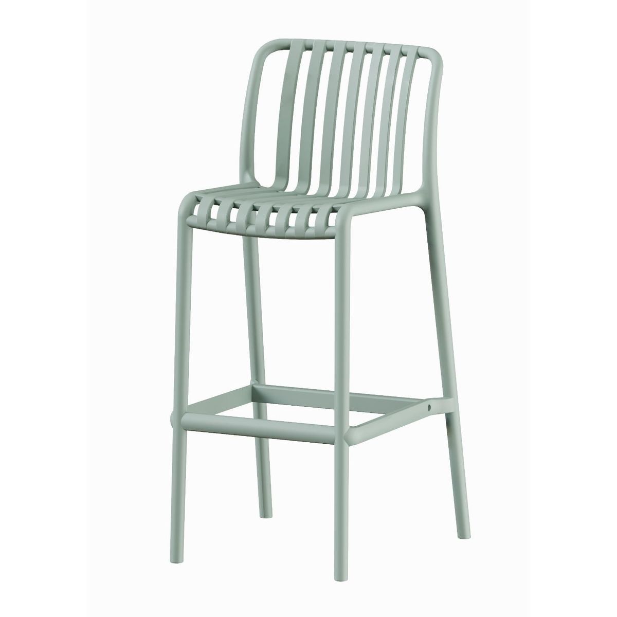 ESCANDINAVIA - Piso Taburete Silla alta bar cocina Magnus 65cm Verde