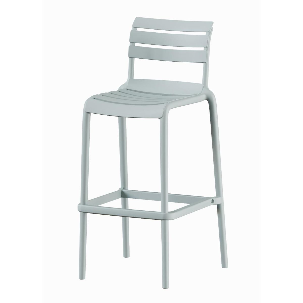 ESCANDINAVIA - Piso Taburete Silla alta bar cocina Galt 65cm Gris Claro