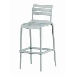 ESCANDINAVIA - Piso Taburete Silla alta bar cocina Galt 65cm Gris Claro