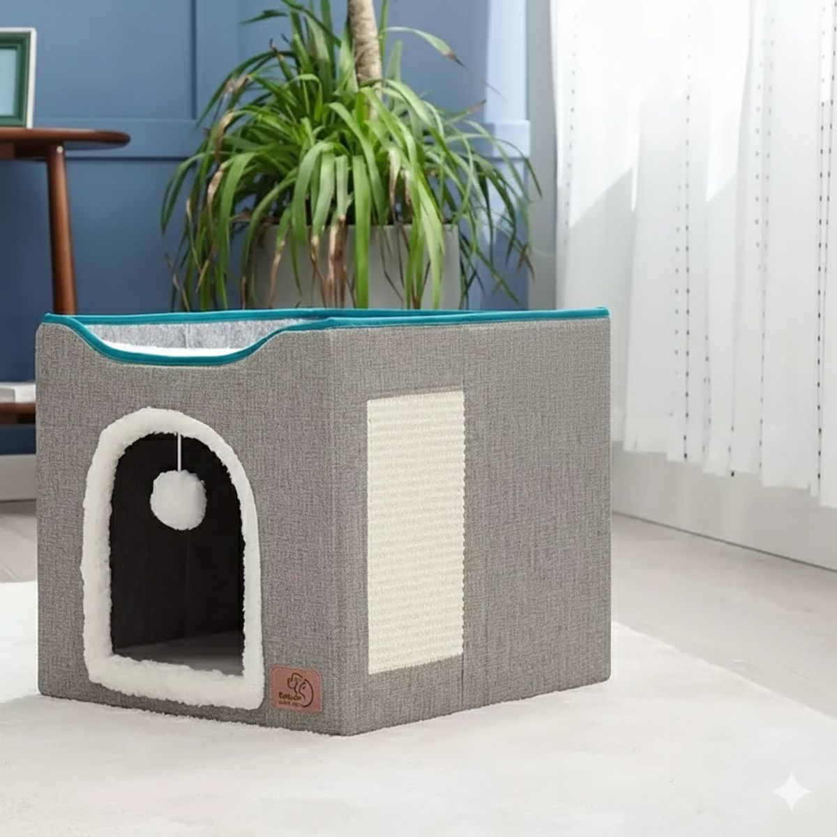 GENERICO - Cama Casa Iglu Para Mascotas Gato Y Perro Pequeño