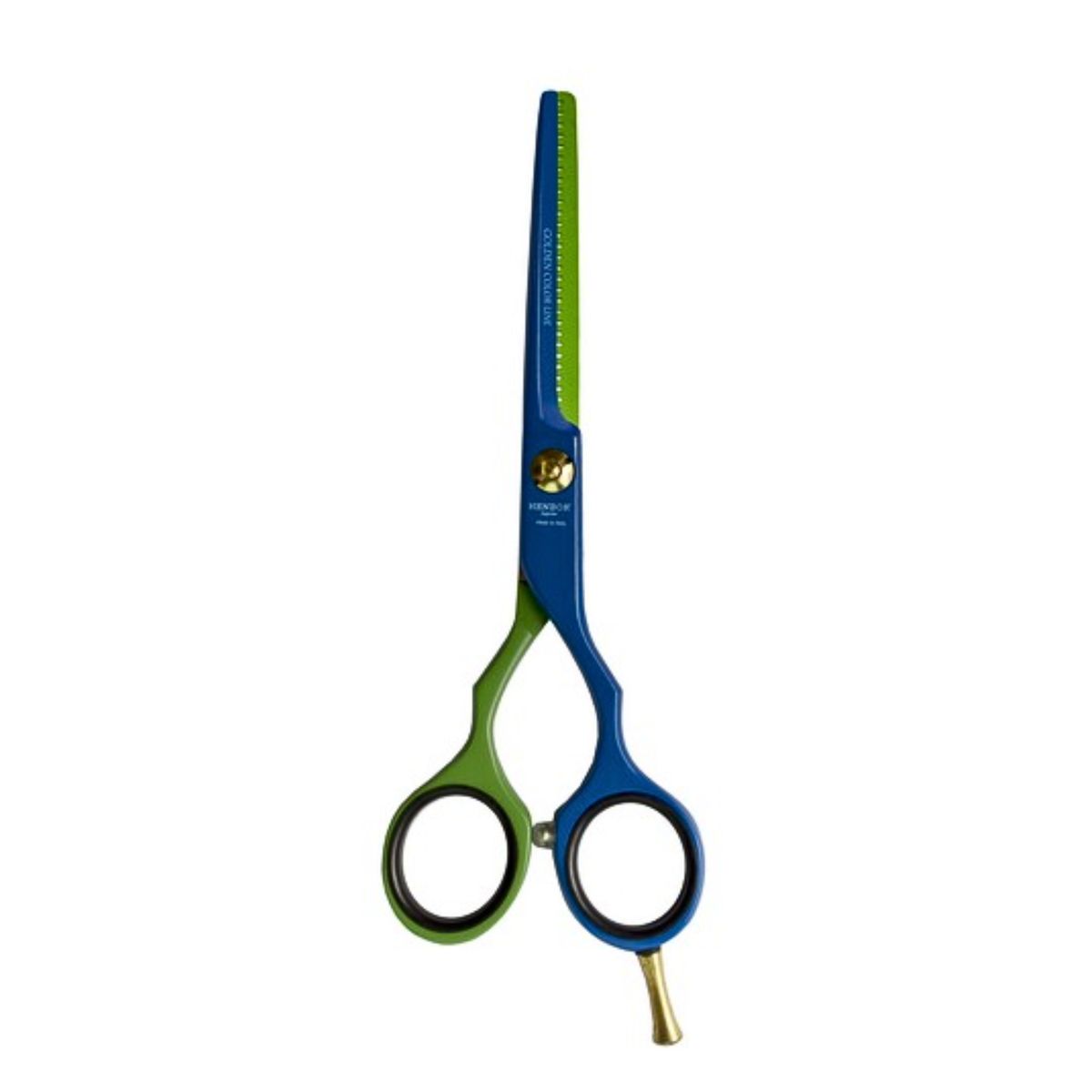HENBOR - Tijera Henbor Italana 783B Esculpidora 55¨ Verde & Azul