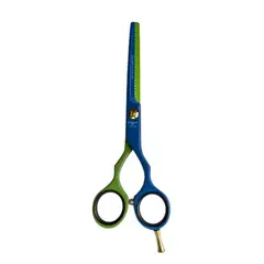 HENBOR - Tijera Italana 783B Esculpidora 55¨ Verde & Azul