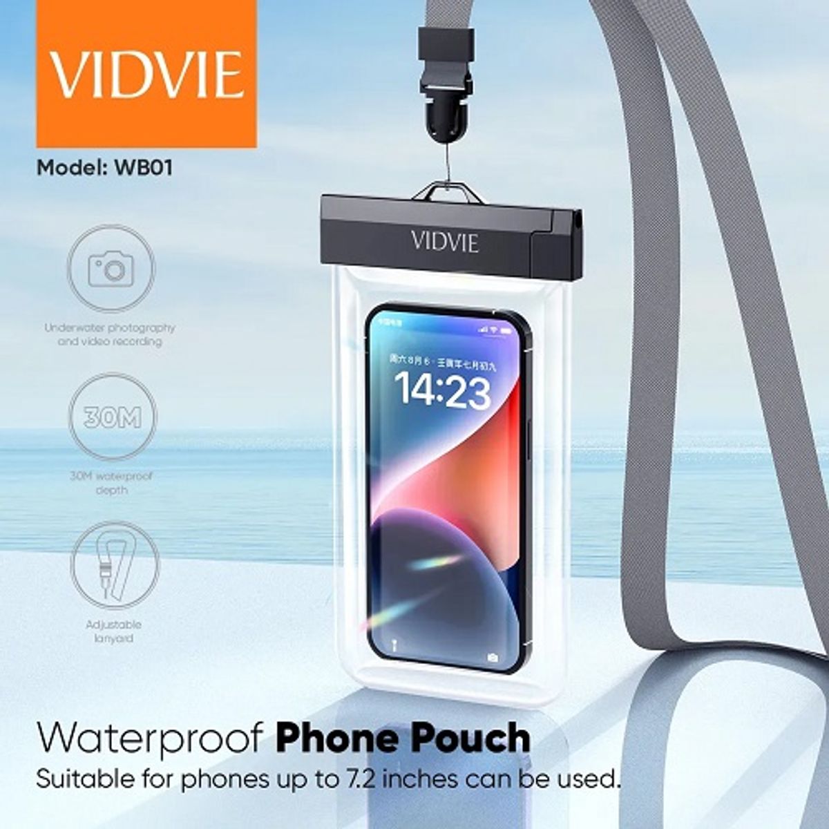 GENERICO - Funda Impermeable Bolsa Protector Para Teléfono Vidvie Wb01