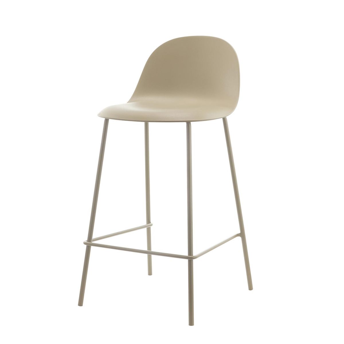 Piso Taburete Silla Alta Bar Cocina Eira 65 cm Beige, marca ESCANDINAVIA - Foto Principal
