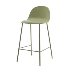 ESCANDINAVIA - Piso Taburete Silla alta bar cocina Eira 65cm Verde