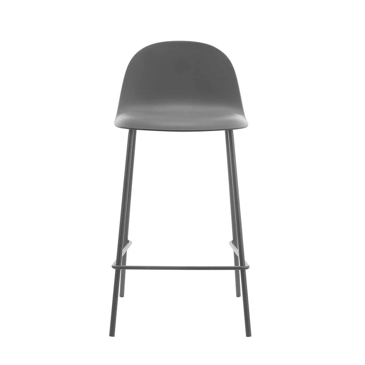ESCANDINAVIA - Piso Taburete Silla alta bar cocina Eira 65cm Gris