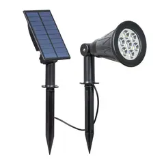 STOREFIX - LAMPARA SOLAR ESTACA SIMPLE CON PANEL INTEGRADO LUZ NEUTRO - 7W