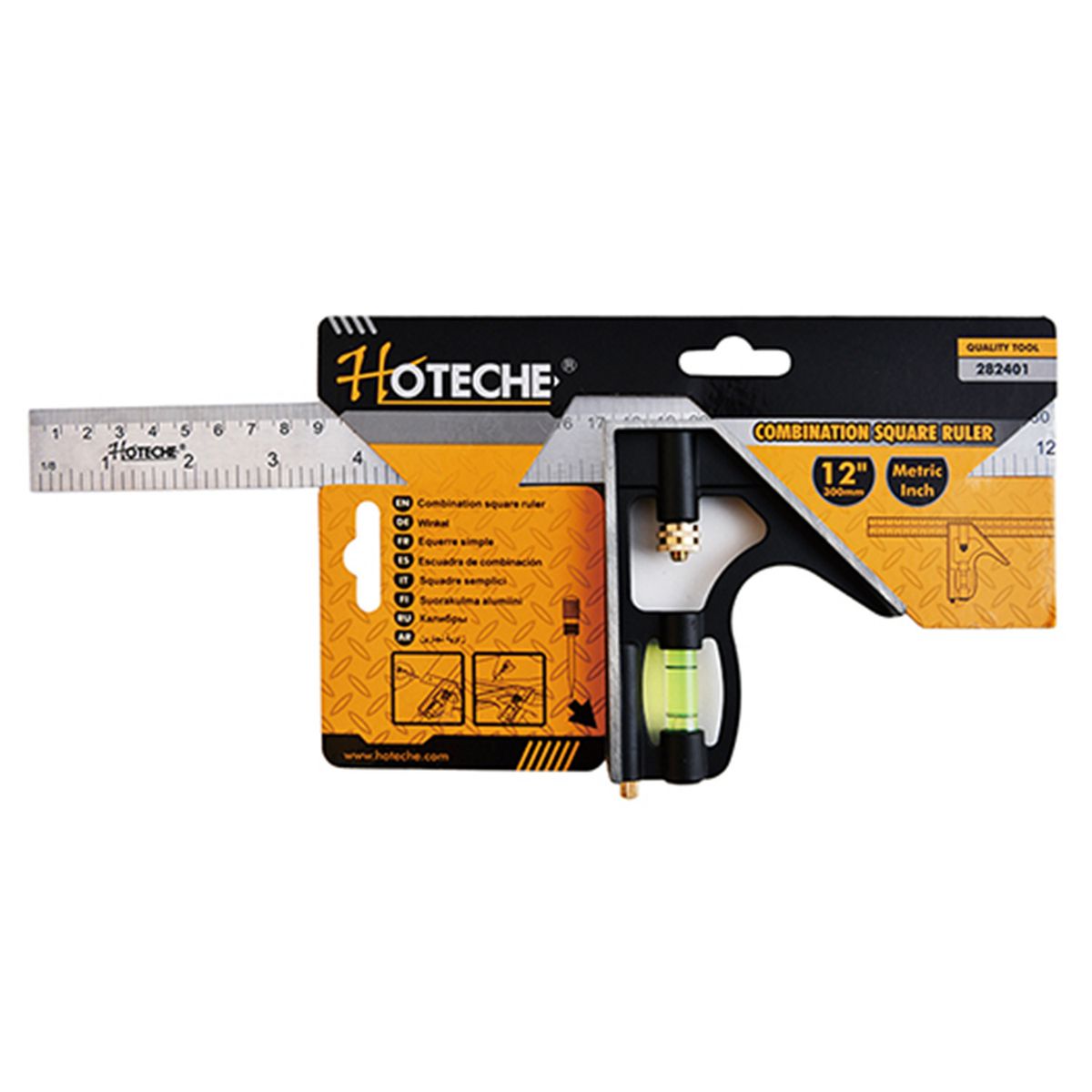 HOTECHE - Regla Escuadra combinación Hoteche