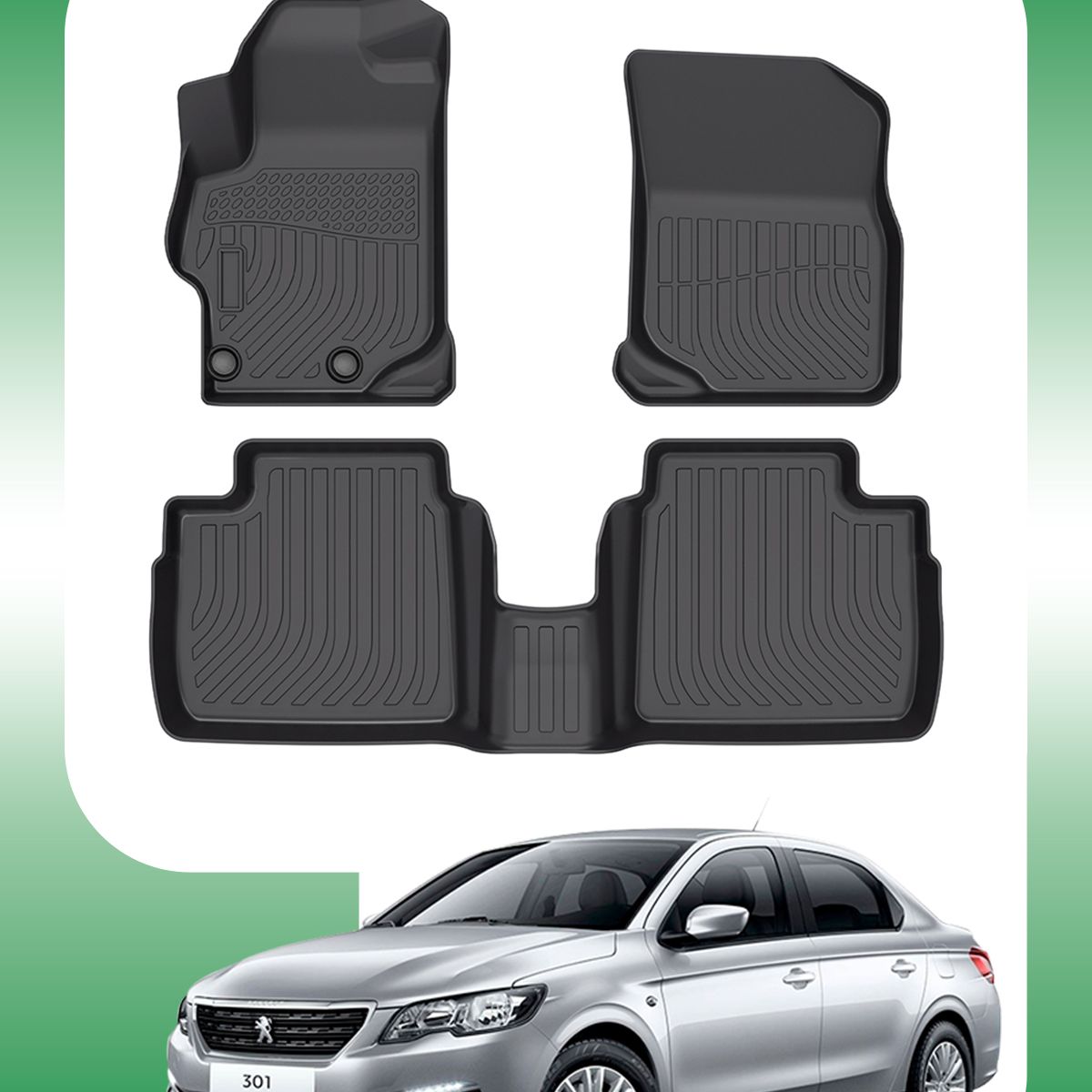 OM INDUSTRIAS PREMIUM - Piso Bandeja Calce Perfecto Peugeot 301 2013-2026
