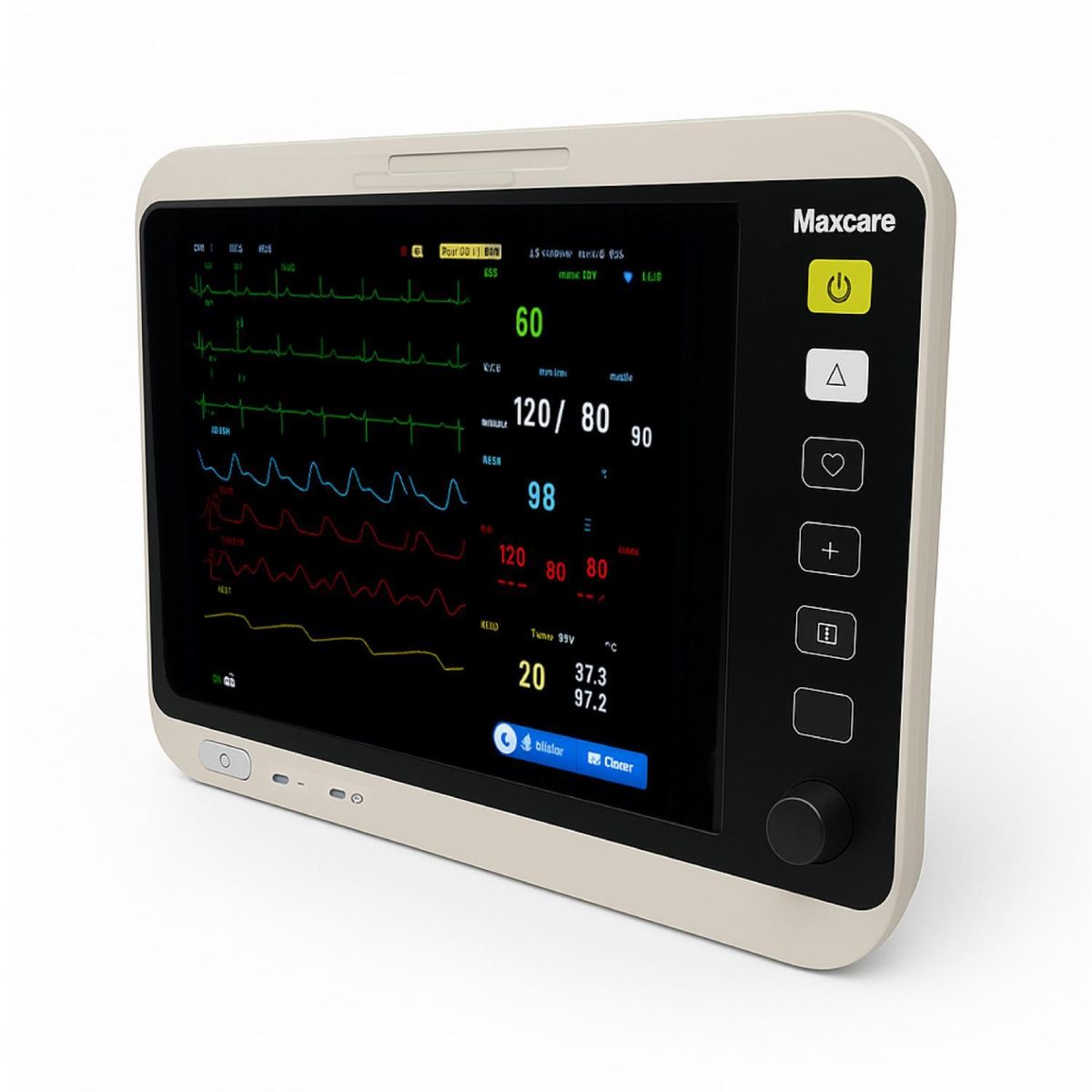 MAXCARE - Monitor Signos Vitales Capnografía Sidestream E Impresora M9