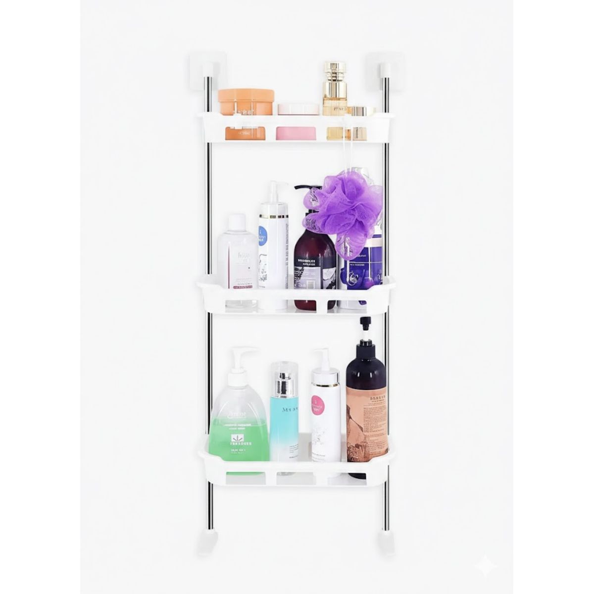 GENERICO - organizador de baño de 3 niveles para colocar sobre el inodoro.