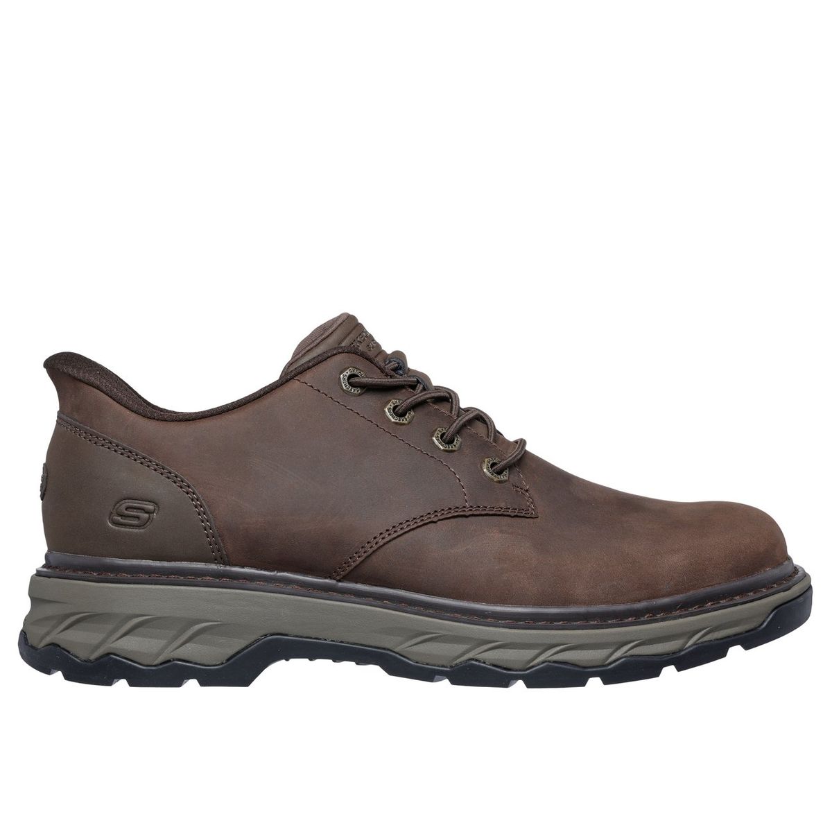 SKECHERS - Zapatos Hombre Slip-ins Lockett Gustav Café Skechers