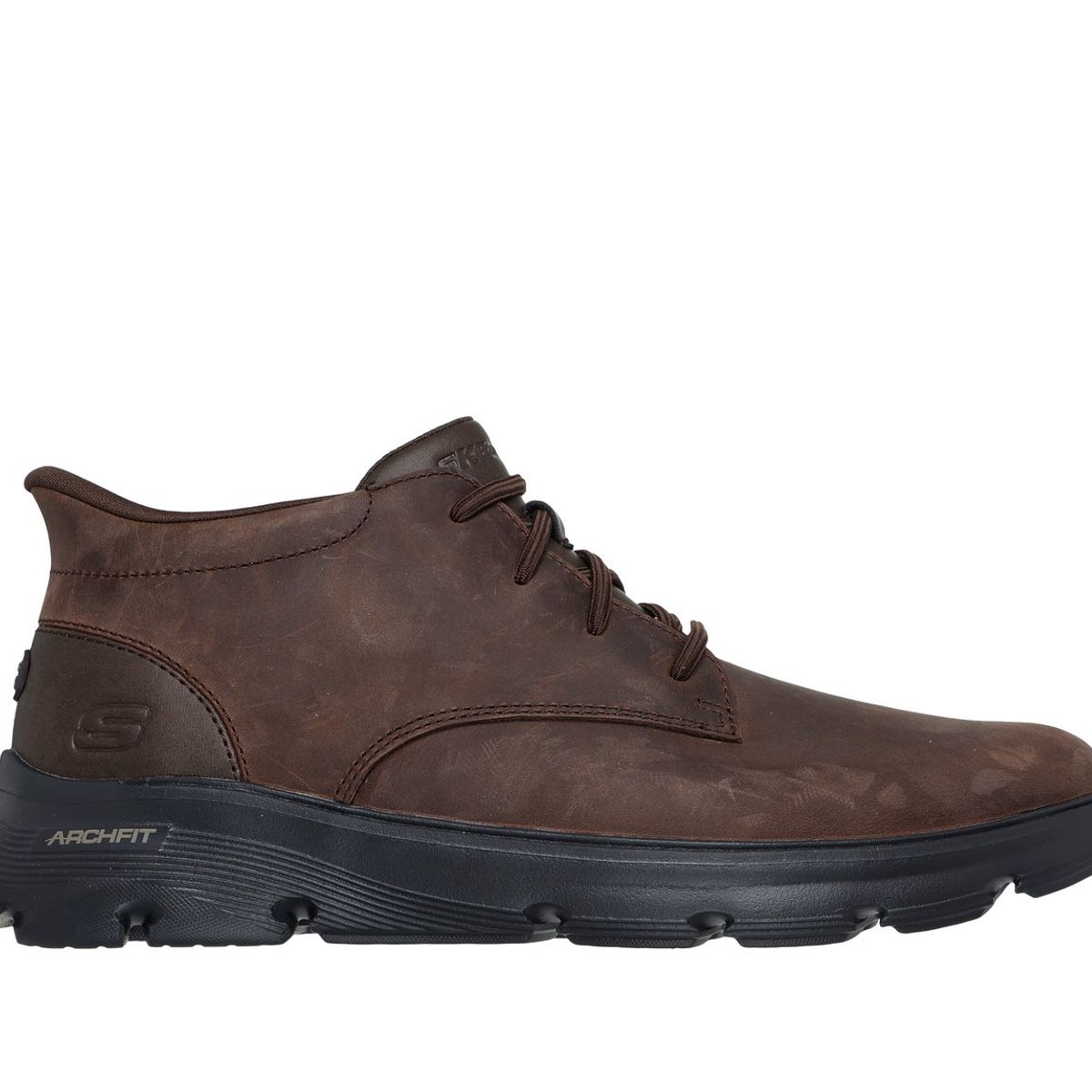 SKECHERS - Zapatos Hombre Slip-ins Arch Fit Garza Ridley Café Skechers