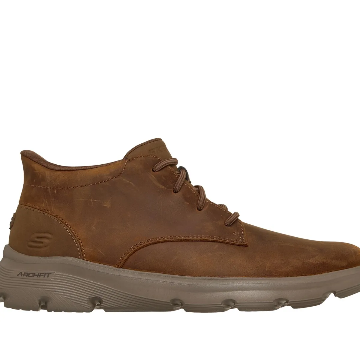 SKECHERS - Zapatos Hombre Slip-ins Arch Fit Garza Ridley Café Skechers