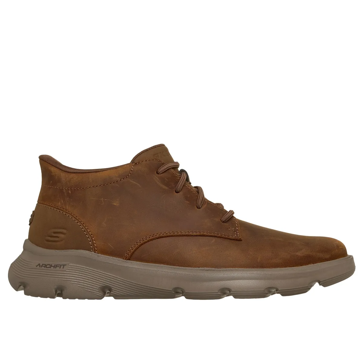 SKECHERS - Zapatos Hombre Slip-ins Arch Fit Garza Ridley Café Skechers