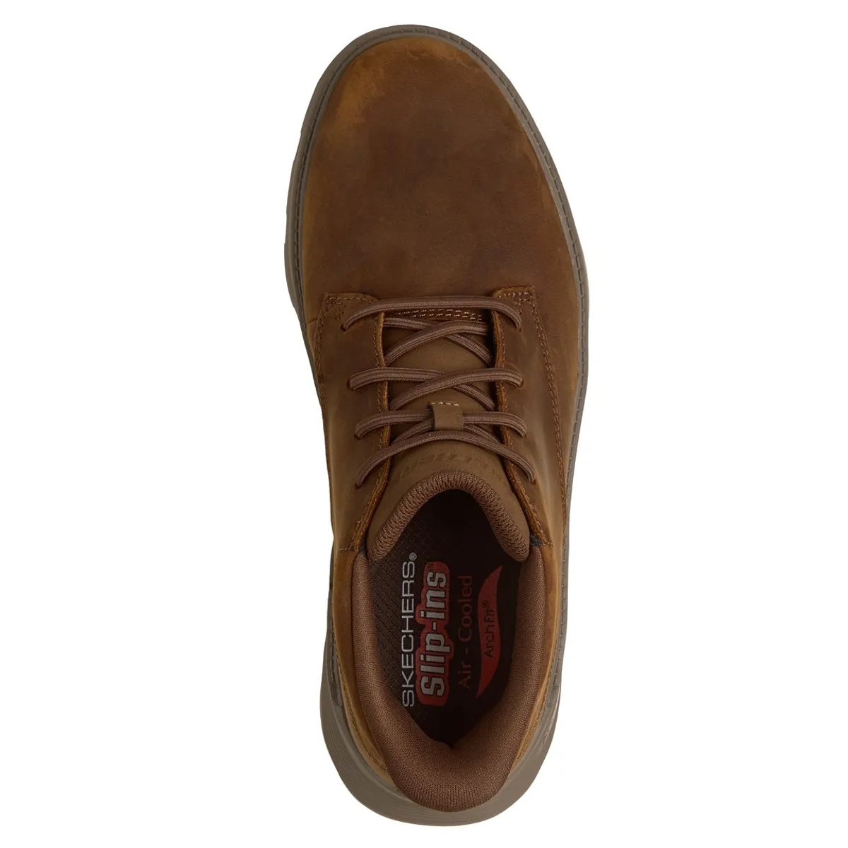SKECHERS - Zapatos Hombre Slip-ins Arch Fit Garza Ridley Café Skechers