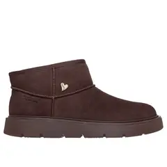 SKECHERS - Botines Mujer Slip-ins Keepsakes Cozy Mini Café O