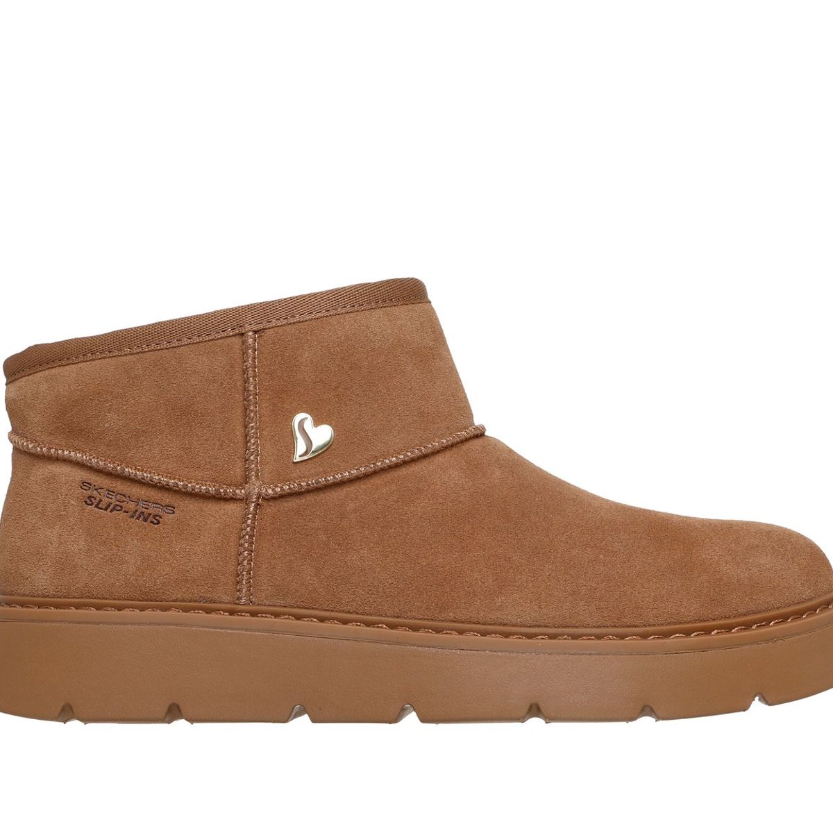 SKECHERS - Botines Mujer Slip-ins Keepsakes Cozy Mini Café Skechers