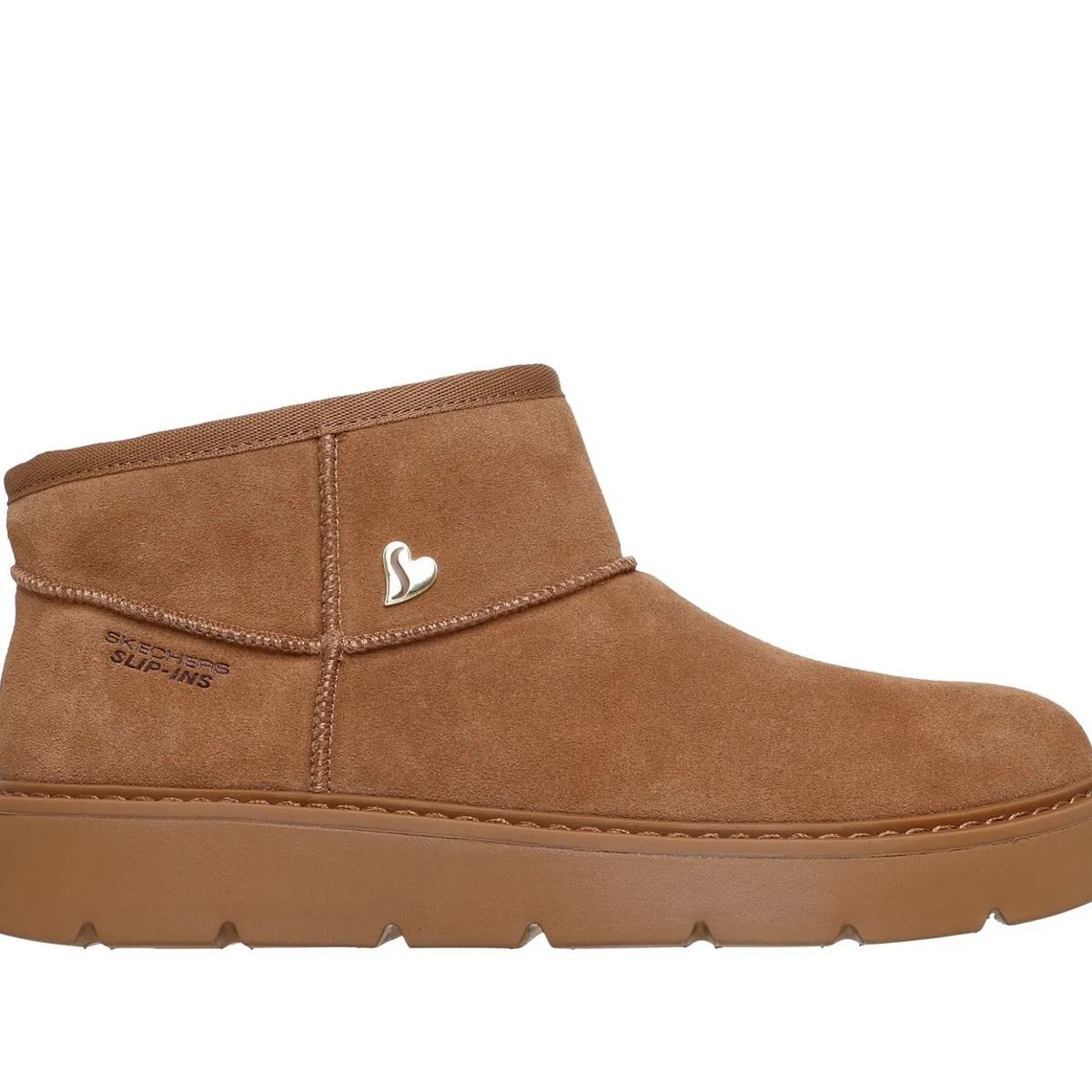 SKECHERS - Botines Mujer Slip-ins Keepsakes Cozy Mini Café Skechers