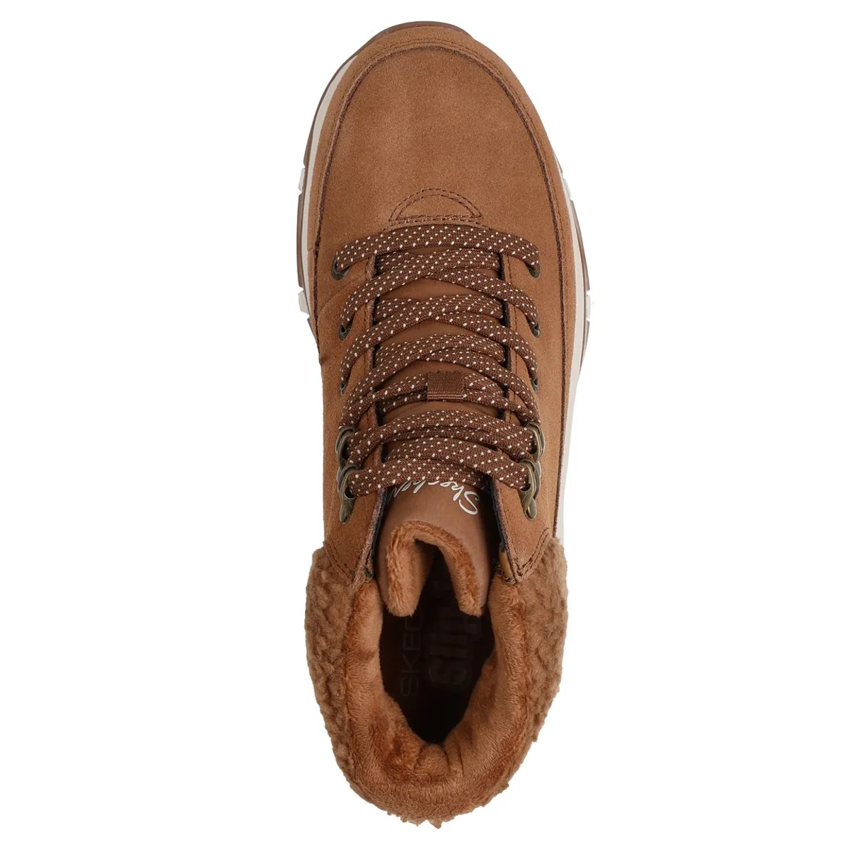 SKECHERS - Botines Mujer Slip-ins Trego Snow Breeze Café Skechers