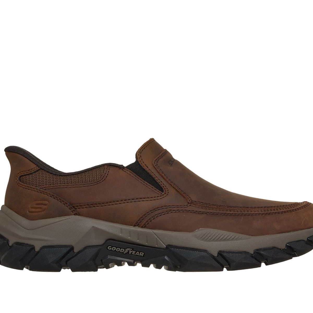 SKECHERS - Zapatos Hombre Slip-ins Santoro Archaic Café Skechers