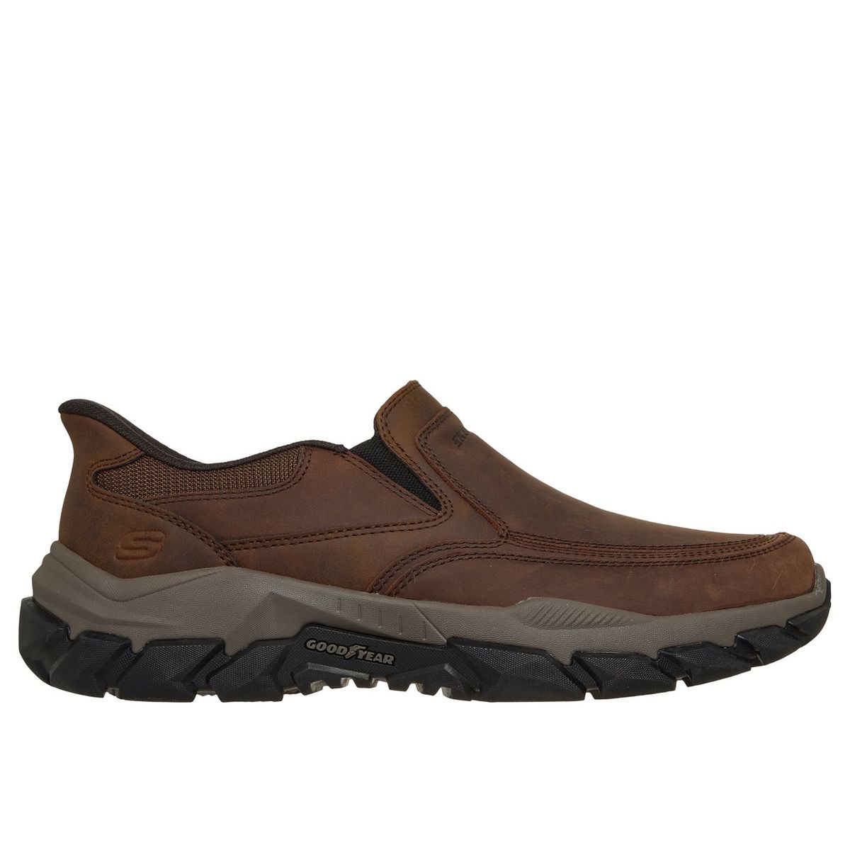 SKECHERS - Zapatos Hombre Slip-ins Santoro Archaic Café Skechers