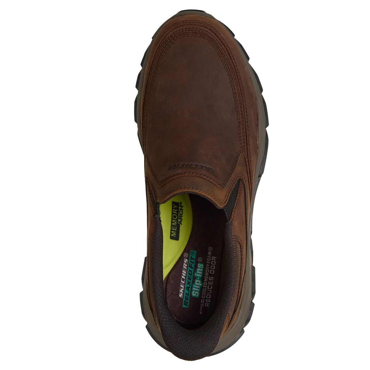 SKECHERS - Zapatos Hombre Slip-ins Santoro Archaic Café Skechers