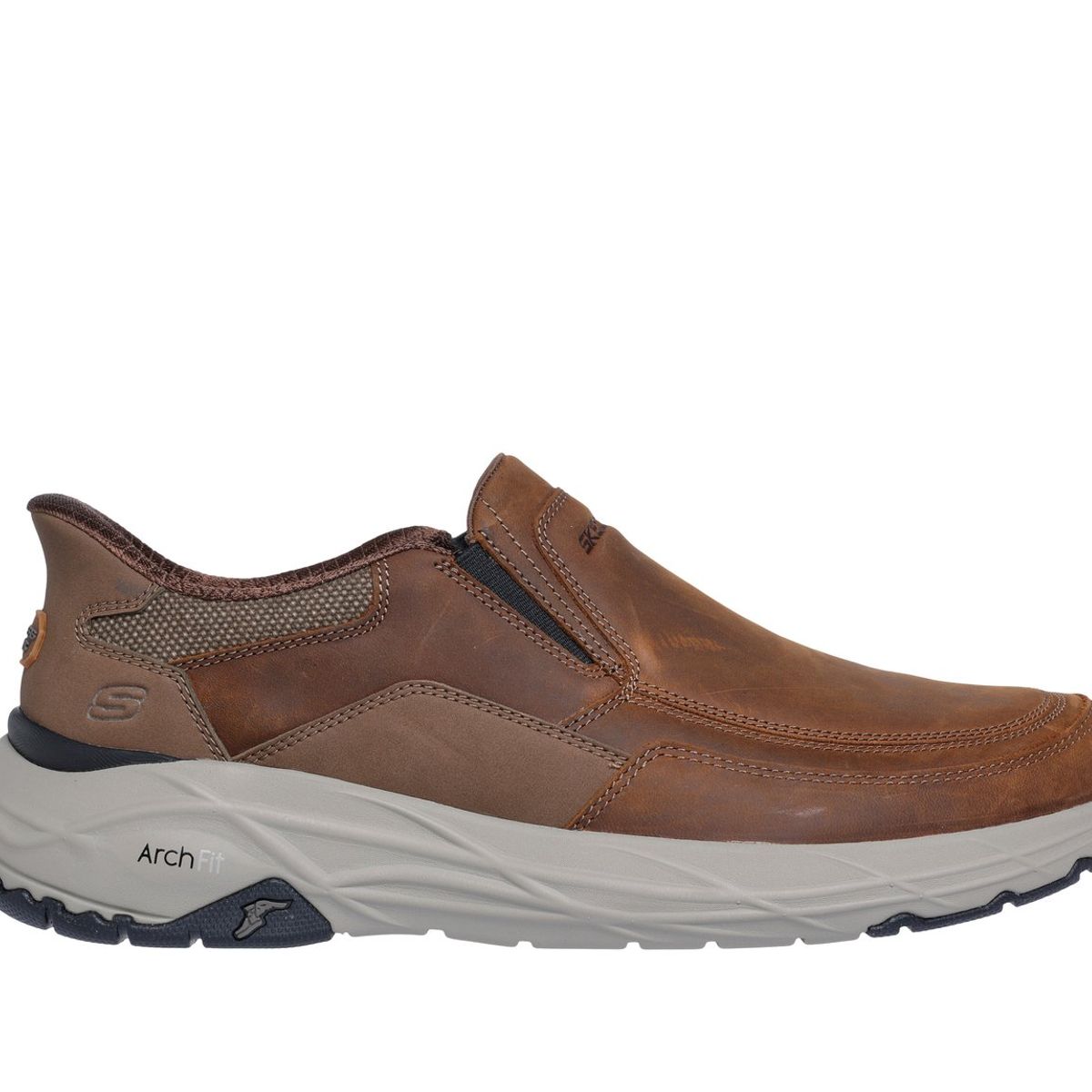 SKECHERS - Zapatos Hombre Slip-ins Arch Fit Maverick Café Skechers
