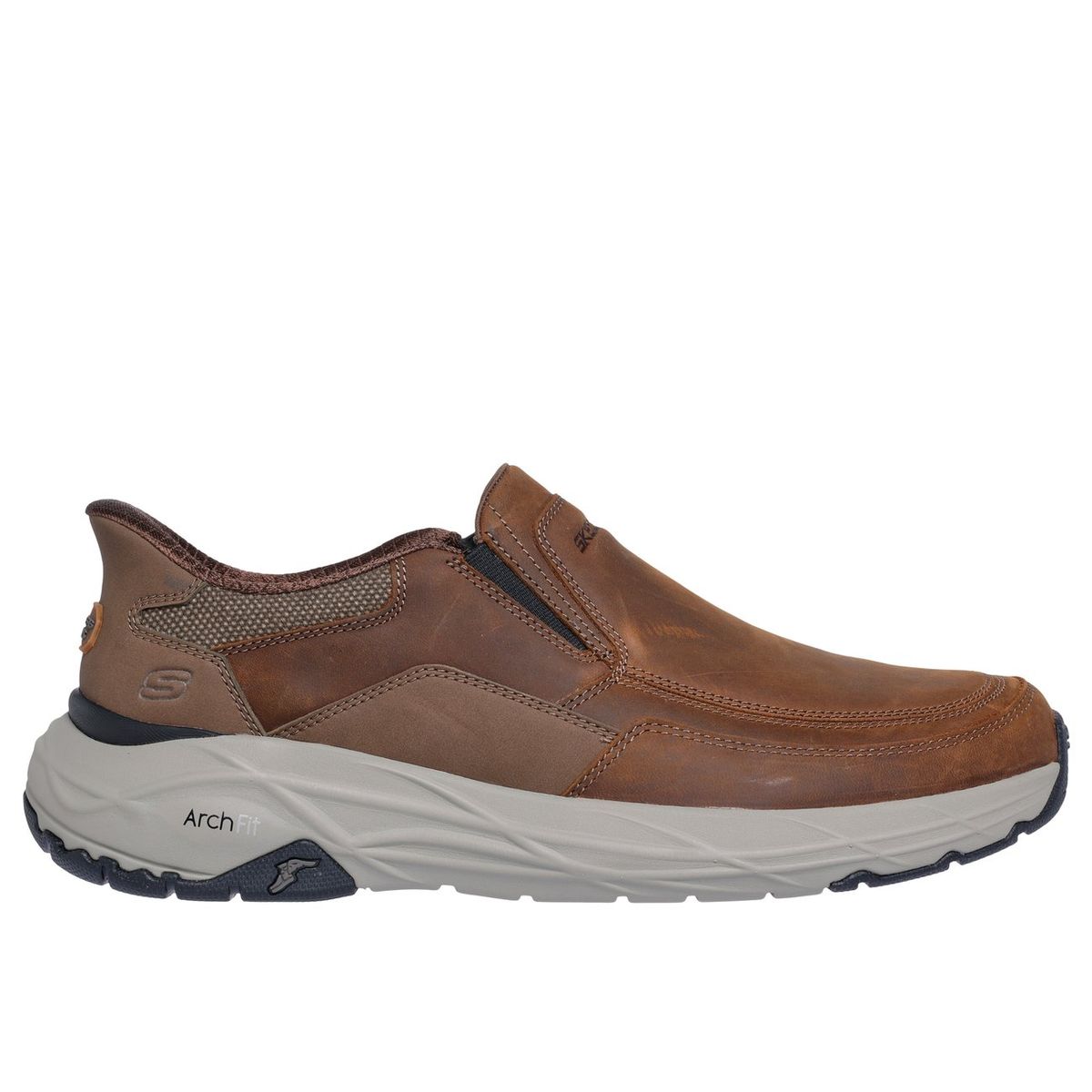SKECHERS - Zapatos Hombre Slip-ins Arch Fit Maverick Café Skechers