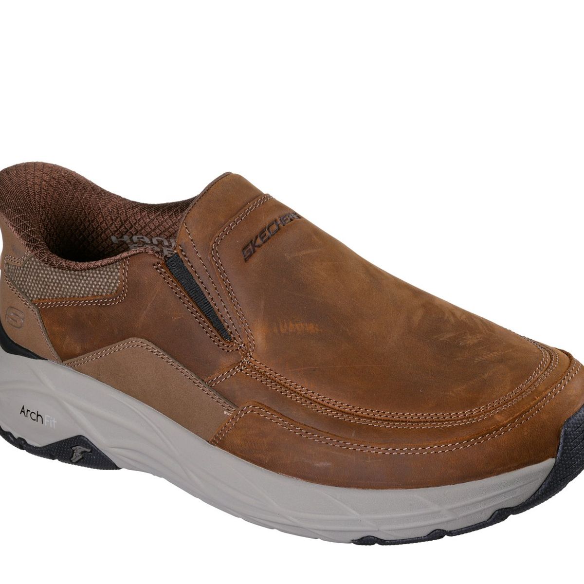 SKECHERS - Zapatos Hombre Slip-ins Arch Fit Maverick Café Skechers