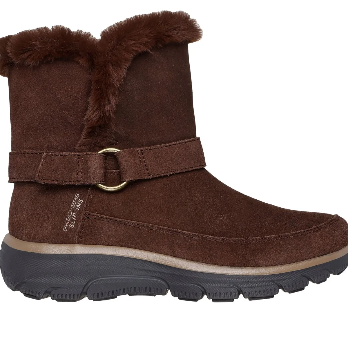 SKECHERS - Botines Mujer Slip-ins Easy G Dreamers LVibes Café Skechers