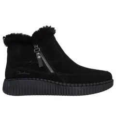 SKECHERS - Botines Mujer Wilshire Blvd Fresh Zip Negro
