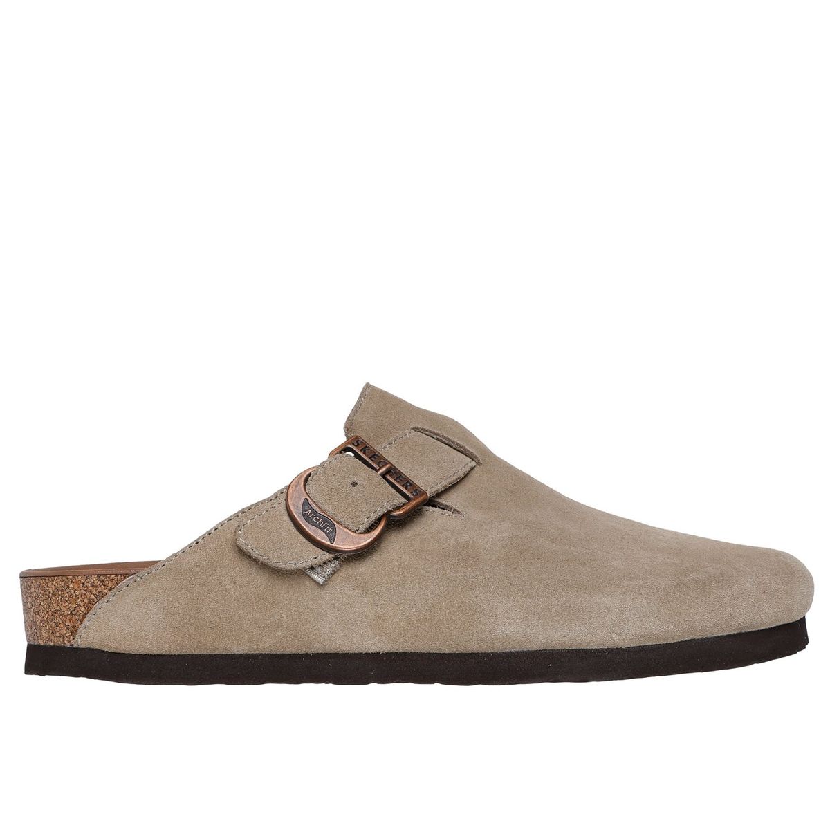 SKECHERS - Zuecos Mujer Arch Fit Granola Slumberland Gris Skechers