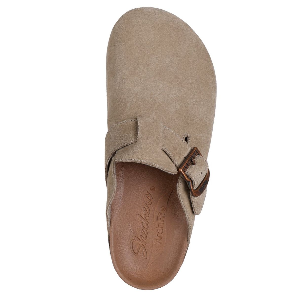 SKECHERS - Zuecos Mujer Arch Fit Granola Slumberland Gris Skechers