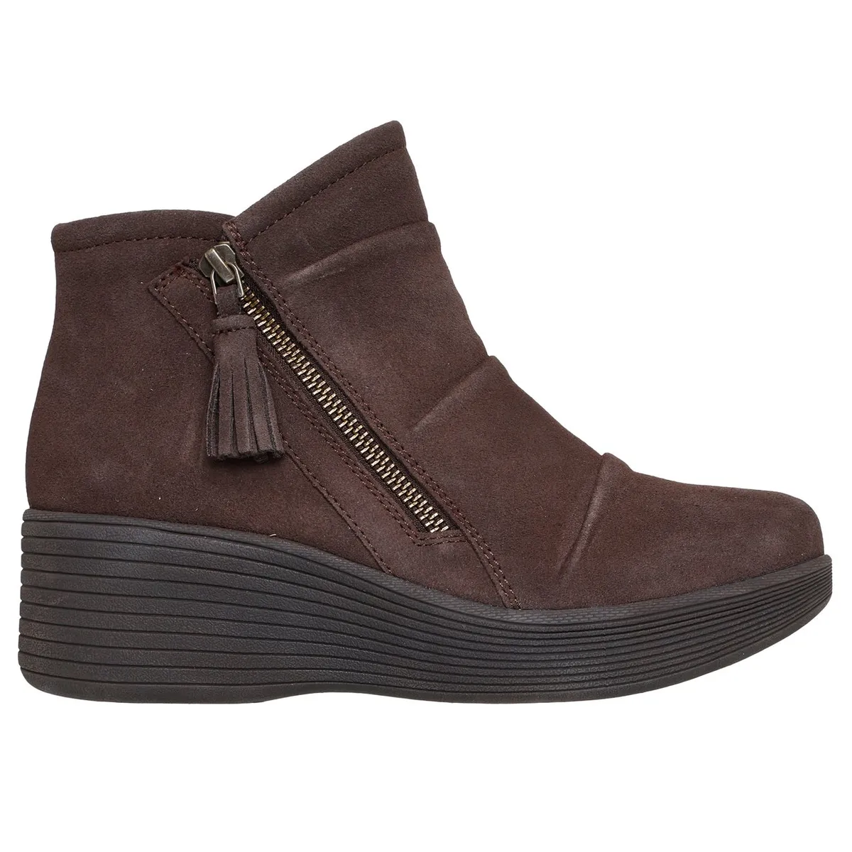 SKECHERS - Botines Mujer Parallel Lite Café oscuro Skechers