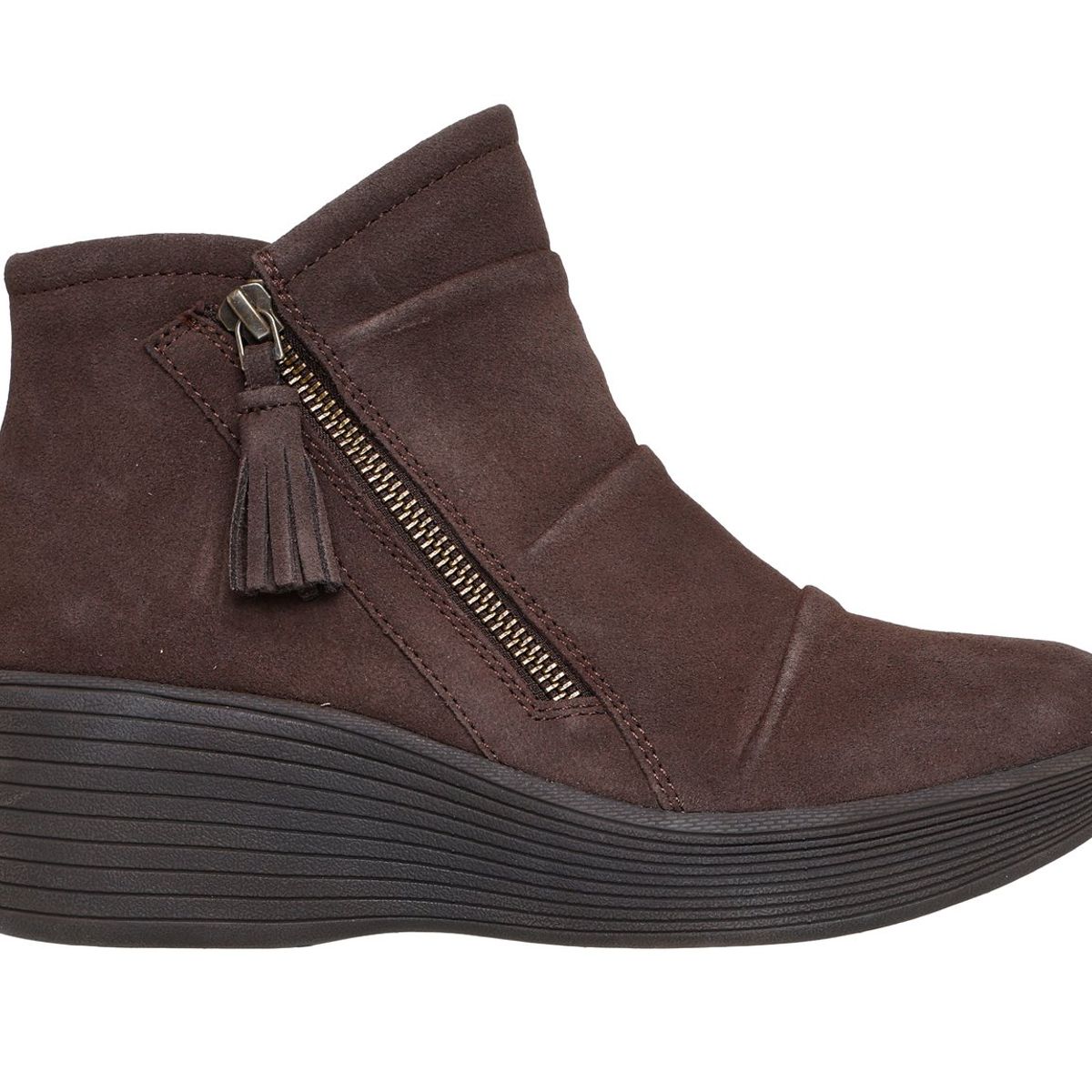 SKECHERS - Botines Mujer Parallel Lite Café oscuro Skechers